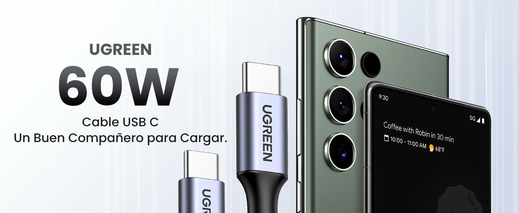 CABLE USB-C A USB-C NIKEL UGREEN