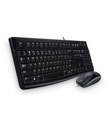 KIT TECLADO Y MOUSE LOGITECH MK120